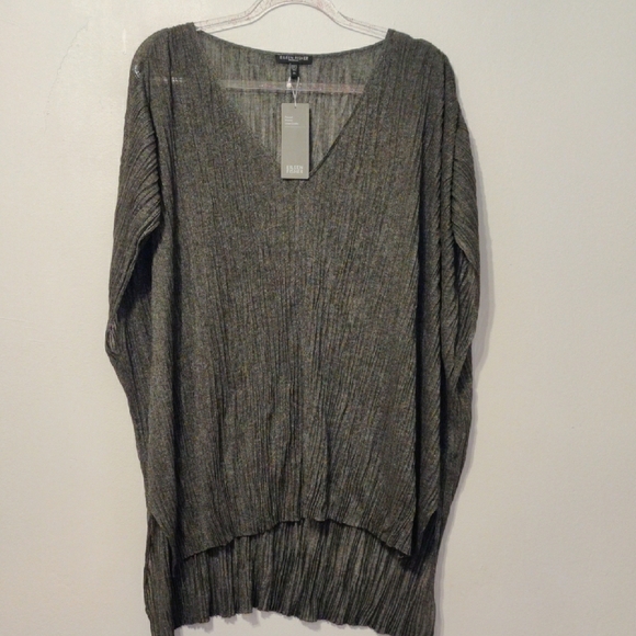 Eileen Fisher Sweaters - Eileen Fisher Gray V-Neck Sweater with Relaxed Fit NWOT